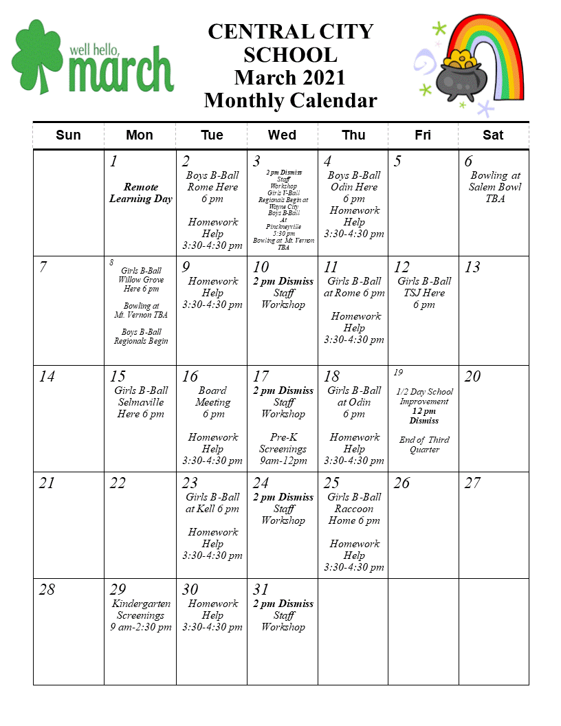 March 21 